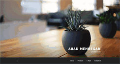 Desktop Screenshot of abad-mehregan.com