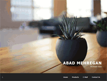 Tablet Screenshot of abad-mehregan.com